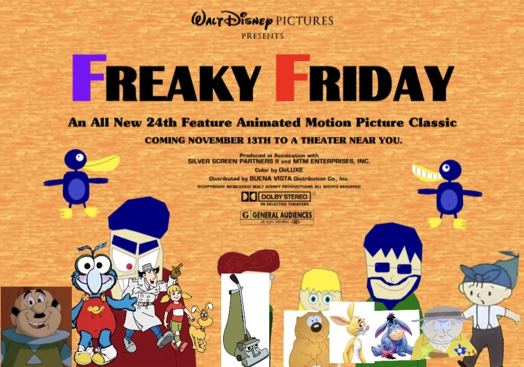 Freaky Friday (1983 film) Credits | SuperLogos Wiki | Fandom, image size:1080x757
