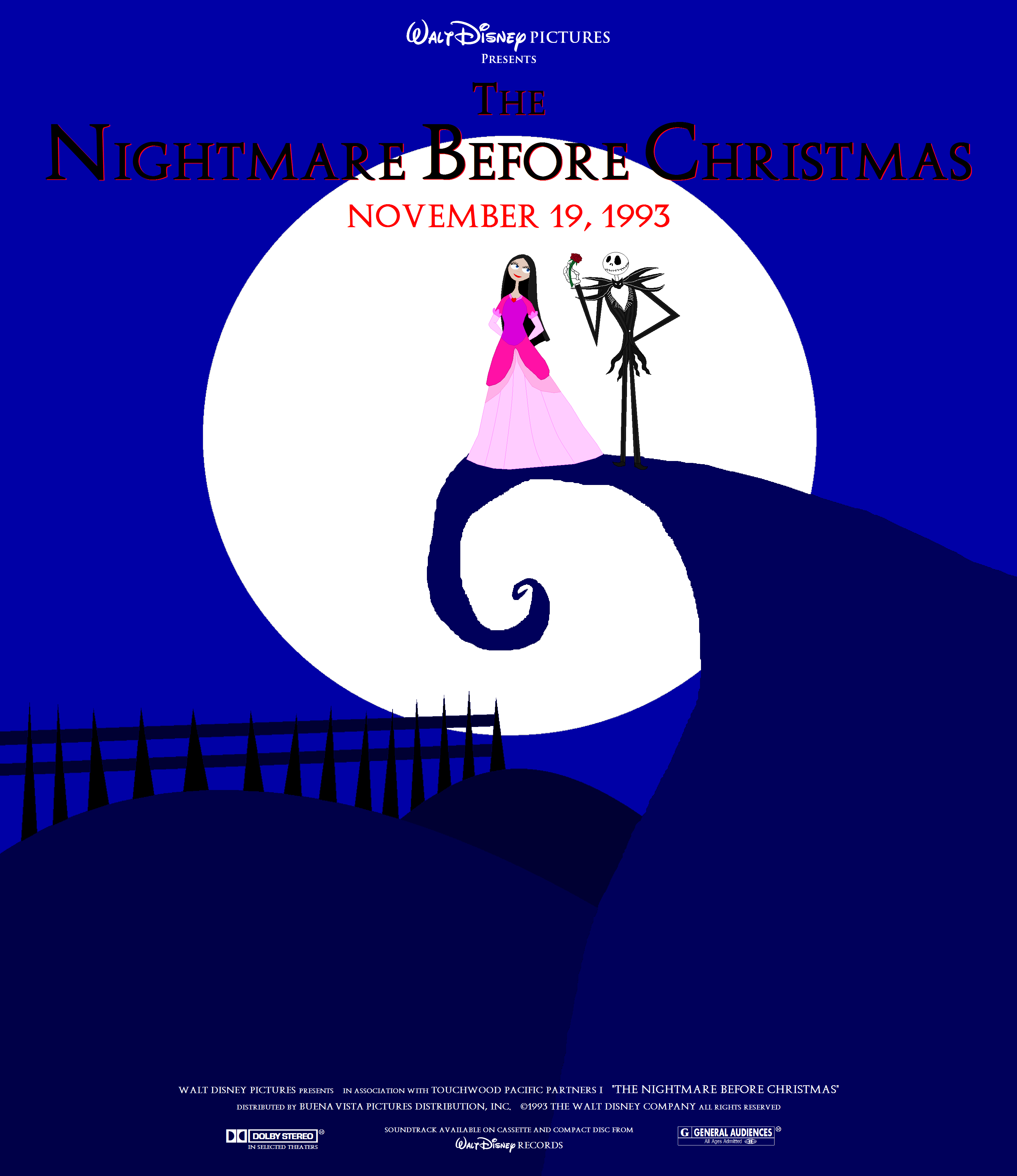 Disney&rsquo;s The Nightmare Before Christmas (1993 film) Credits (Walt 