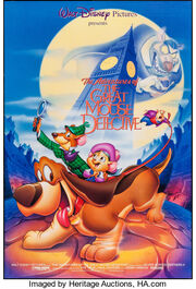 The Great Mouse Detective (1986) Original One Movie Poster