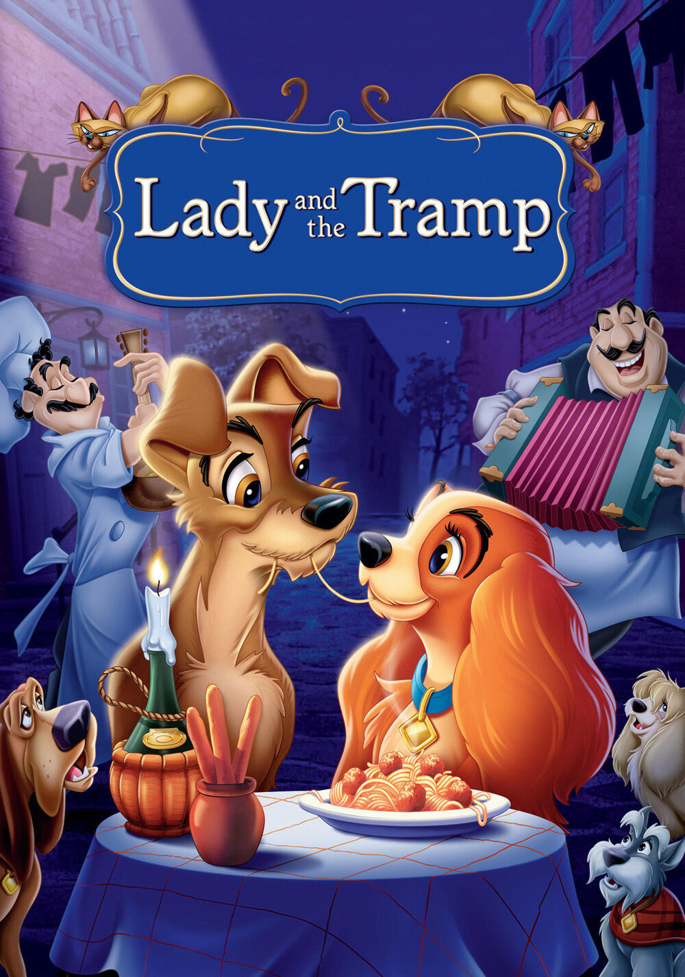 Concept-art;-Tramp-and-Lady-in-Lady-and-the-Tramp-(1955);-Courtesy-of-the-Walt-Disney-Animation-Research-Library-(c)-Disney  - D23