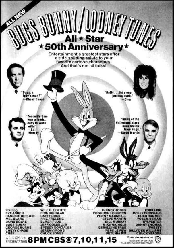 Looney Tunes 50th Anniversary credits SuperLogos Wiki Fandom