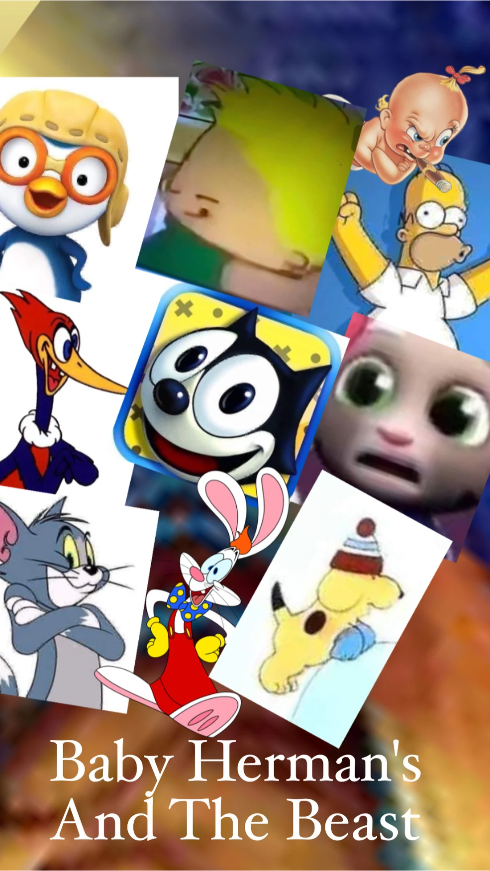 Baby Herman's And The Beast (1991 film) Credits | SuperLogos Wiki | Fandom, image size:985x1751