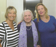 Furness on her 100th birthday in 2015