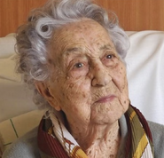 Branyas Morera on her 113th birthday in 2020
