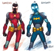 Chris Kent and Thara Ak-Var (guerrilla suits)