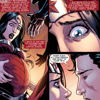 Imaginary pregnancy with Wonder Woman in Wonder Woman (vol.4) #51 (May 2016)