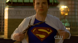 Smallville finale clark superman