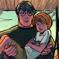 An adopted son Christopher Kent, with Lois Lane beginning in Superman: Last Son (2006)