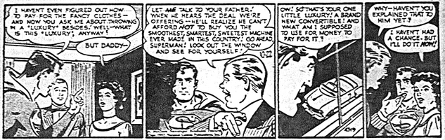 An adopted daughter in Superman dailies (Oct-Dec 1952)