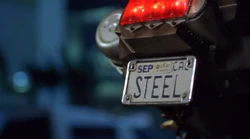 Steel-03.jpg (55 KB) Steel's moped's license plate