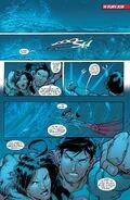 Superman detecta el agua y el aire descomponiéndose en sus elementos individuales.