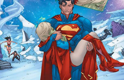 Superman asistiendo a Kara