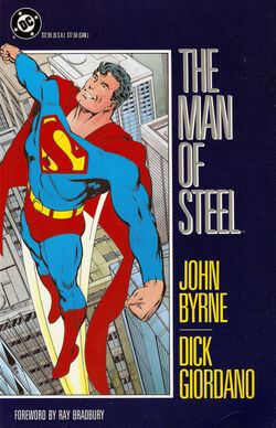 Man of Steel #1 (1986) - Chris is on Infinite Earths