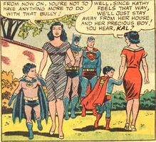 Kal-el Jr, with Lois Lane in World's Finest Comics #154 (December 1965)