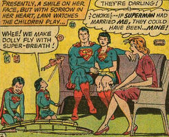 Larry and Carole, with Lois Lane in Superman's Girl Friend Lois Lane #36 (October 1962)
