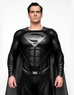 Black Superman suit from Zack Snyder's Justice League. Unlike black suit in Man of Steel this one was never real. It is post-production recoloring.