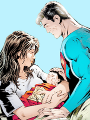 Birth of the son of Superman