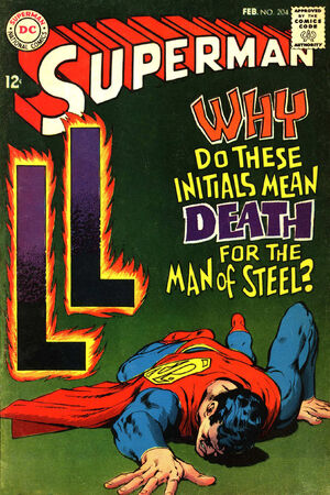 Superman 204 LL initials