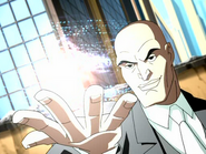 Lex Luthor con la Ecuación de la Anti-Vida