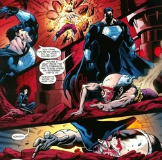 Superman prime vs mr mxyzptlk