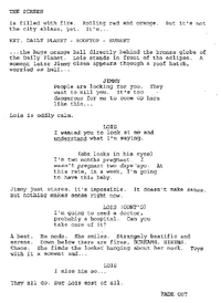 In the unproduced Superman Reborn script by Jonathan Lemkin, Lois would have given birth to Superman's child after his life force transferred to her following a fatal battle. (Script dated 3/24/95)