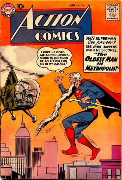 old man in superman comics