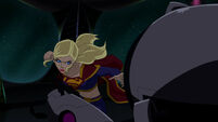 Supergirl in combat