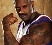 Shaq's real life Superman tattoo