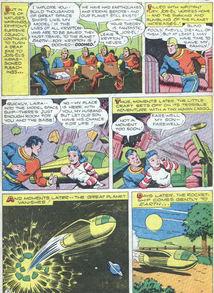 More Fun Comics 101 rendition of Jor El costume by Shuster Studios