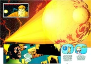 La visión de calor de Superman es capaz de destruir planetas.