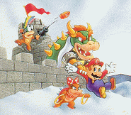 Wendy Mario is Missing! pelin skenaariossa (alhaalla, keskellä)