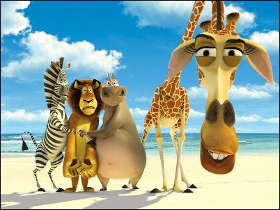 DreamWorks Madagascar em Português, Alex, Glória, Marty e Melman, o  reencontro