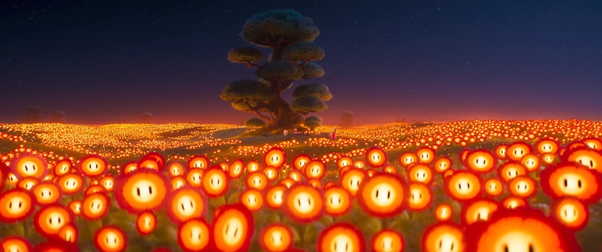 Fire Flower Field The Super Mario Bros Movie Wiki Fandom