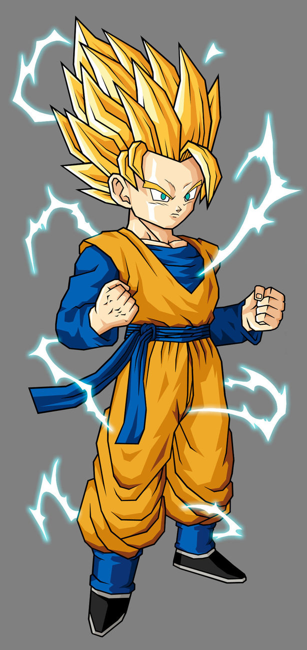 Super Saiyan Teen Goten In Saiyan Armour This Was Surprisingly