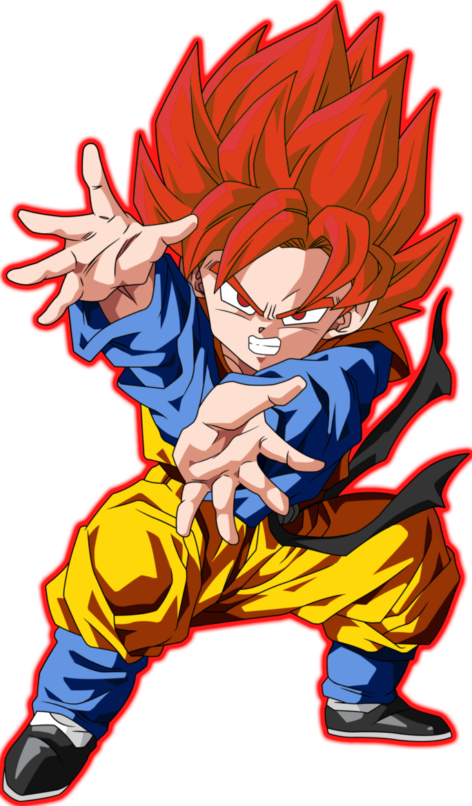 Super Saiyan Teen Goten In Saiyan Armour - Teen Trunks Super Saiyan  Transparent PNG - 755x1057 - Free Download on NicePNG