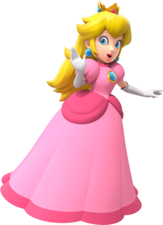 Costume da principessa Peach in Super Mario Bros, abito da