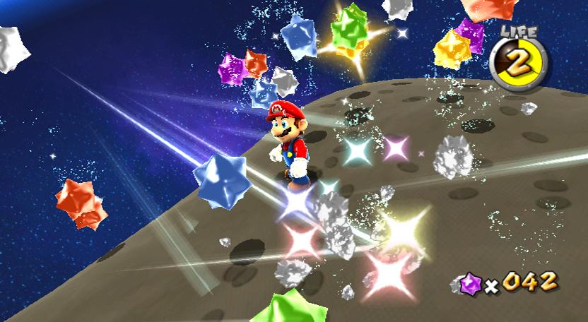 mario galaxy 2 comet stars