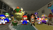 SMG4's Gang as they appeared in SMG4: Stupid Mario Sports Mix