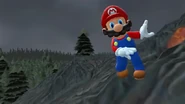 ...While Mario is dancing around, like nothing happend.