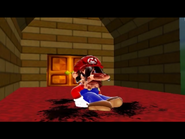 Mario beatin up