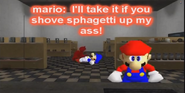 Mario being an idiot as usual...