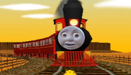 Thomas had been stranded in the middle of the desert. He was very cross.