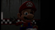 Mario sees someone