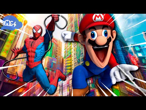 SMG4: If Mario Was Spiderman | SuperMarioGlitchy4 Wiki | Fandom