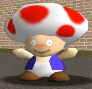 Toad's surprise face.