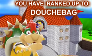 Bowser's ranking after he kidnaps Peach.