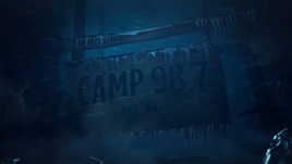 Camp 98.7 sign