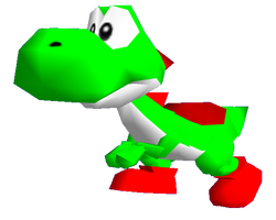 yoshi 　④ Nintendo Super Mario Green Yoshi 4 Inch Articulated Action