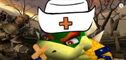 Nurse Bowser to the rescue with Ganondorf.