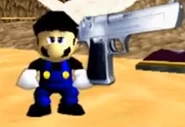 Shadow with a gun
